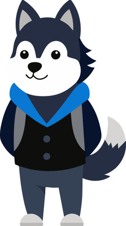 Show off your favorite dog with this design on t-shirts, hoodies, hats and more for your favorite pet.のイラスト素材
