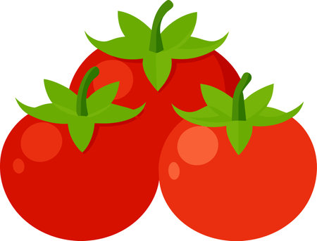 Use this image of tomatoes for your next design. Everyone will love it!のイラスト素材