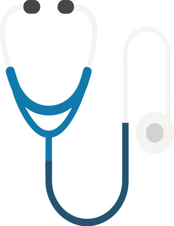 Medical stethoscope icon. Stethoscope symbol. Vector illustrationのイラスト素材