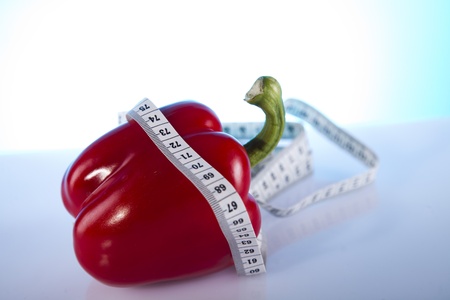 red paprika and dietの写真素材