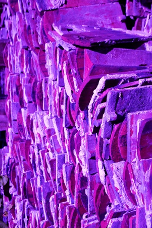 colorful background of briksの写真素材