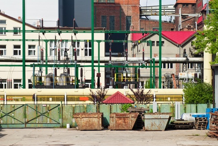 power plant buildingのeditorial素材