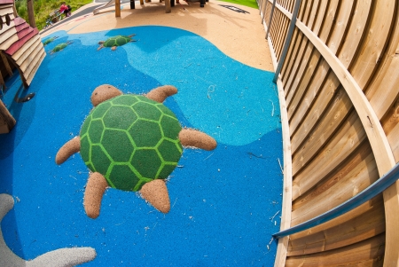 kindergarden playground backgroundのeditorial素材