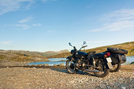 old russian motorbike