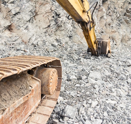 working at quarry