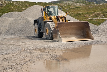 gravel industryの写真素材