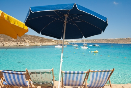 luxury beach in Maltaの写真素材