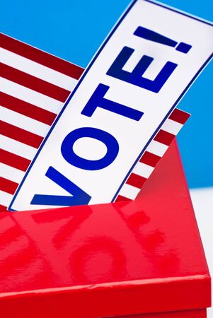 vote in USAの写真素材