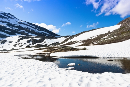 wintertime in Norwayの写真素材