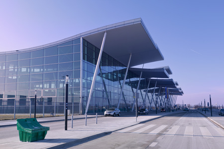 New Wroclaw airport terminal in Polandのeditorial素材