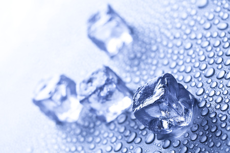 Ice cubesの写真素材