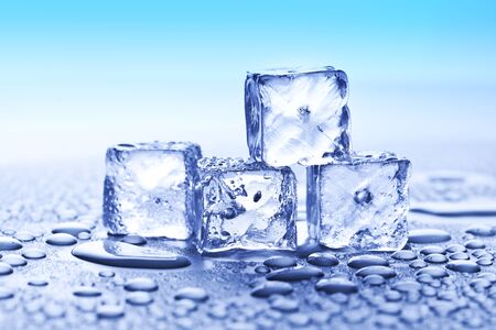 Ice cubesの写真素材