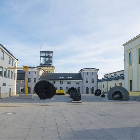 Heritage park of mining construction in Walbrzych, Poland