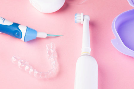 orthodontic treatment, invisible braces, new orthodontic technology, Occlusal Splintの写真素材