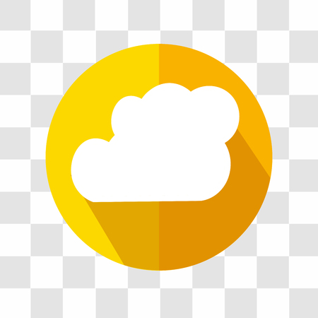 Cloud Icon. Weather Forecast. Vector Illustration.のイラスト素材