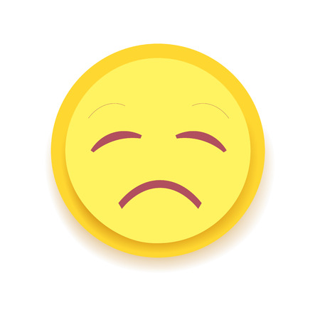 Emodji Icon. Emoticon for chat, messages,web. Isolated vector illustration on white backgroundのイラスト素材