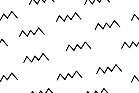 Abstract vector simple pattern. Seamless minimalist scandinavian backgroundのイラスト素材