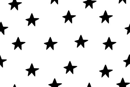 Abstract vector simple pattern. Seamless minimalist scandinavian backgroundのイラスト素材