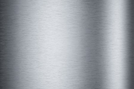 Brushed aluminum metallic plate useful for backgrounds の写真素材