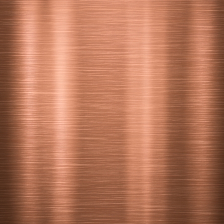 Metal background or texture of brushed copper plate Metal background or texture of brushed copper plate