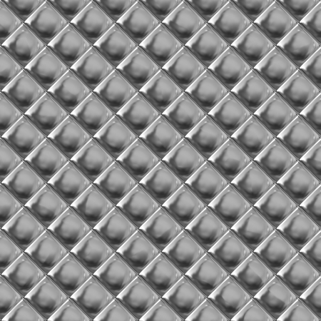 Checked metal aluminum pattern background or textureの写真素材