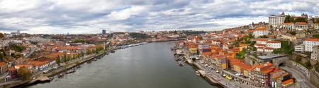 Panorama of Porto, Portugal  Evening time のeditorial素材