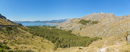 Panorama at Palma de Mallorca. Panorama of Palma de Mayor, which offers gorgeous views of the coast...