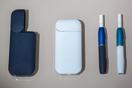 New technology of electronic cigarettes, system of heating of tobacco of IQOSの写真素材