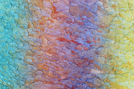 the texture of the stone is blue with red spotsの写真素材