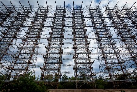 Former Duga military radar system in the Chernobyl Exclusion Zone, Ukraine