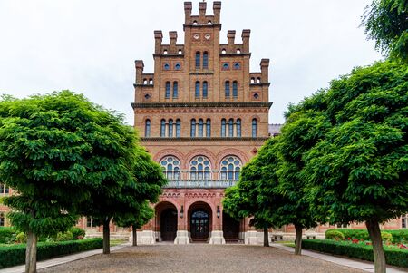 Chernivtsi. Ukraine August 3, 2019: National University named after Yuri Fedkovich State Higher...