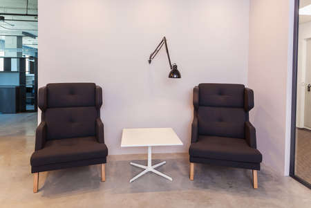 Interior of recreation areas for employees in a modern office