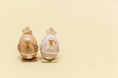 Easter toys from eggsの写真素材