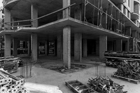 Construction of monolithic multi-storey buildings. Construction of a monolithic reinforced concrete...