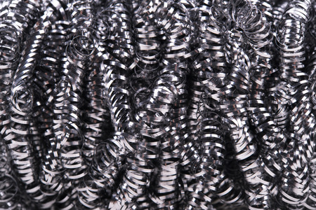 background with shiny steel shavingsの写真素材