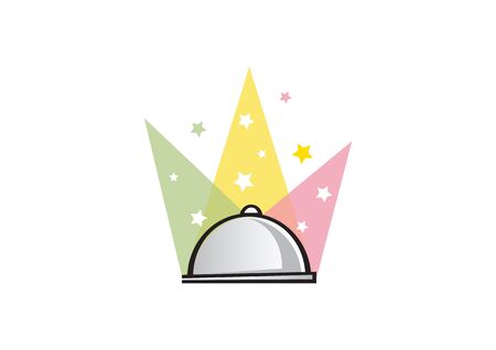 Vector logo template for a food company or restaurantのイラスト素材