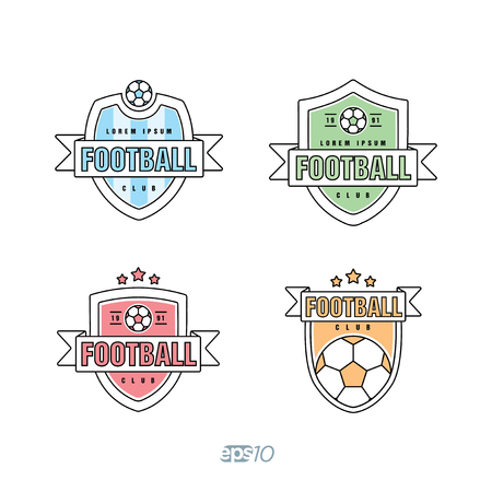 Soccer, Football Club icon Template Setのイラスト素材