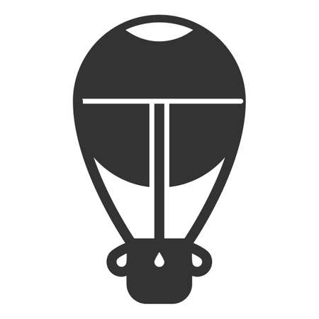 Air balloon for flights - background, white, web, illustration, symbol, sign, icon, glyphの写真素材