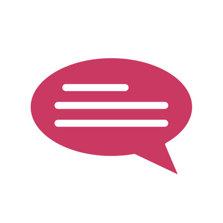 Text message received - icon, illustration on white background, color glyph styleのイラスト素材
