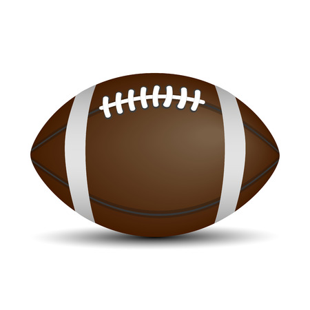 illustration of for the theme of a flying rugby ball.Isolated drawing consists of sports, equipment, round, route movement, striking on a black background.The icon for the mascot match teamのイラスト素材