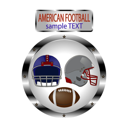 Vector illustration for American Footballのイラスト素材