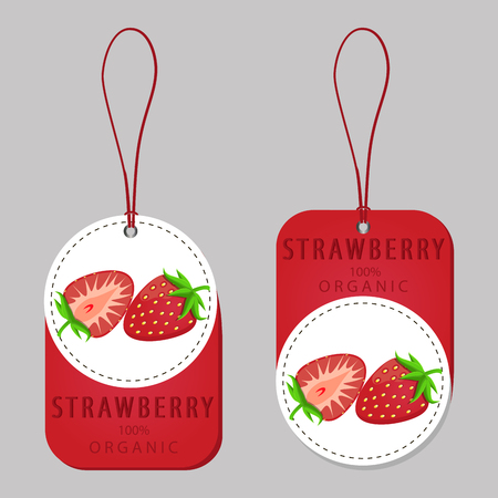 Red strawberry.のイラスト素材