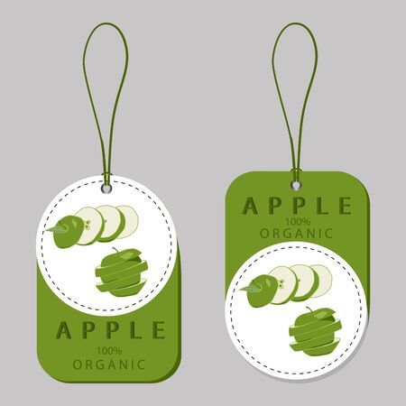 green Apple.のイラスト素材