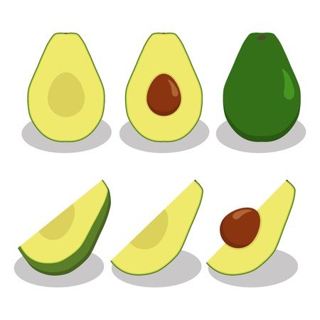 green avocadoのイラスト素材