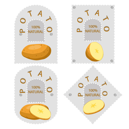 brown potatoのイラスト素材