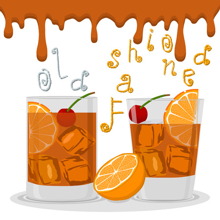 Vector illustration  of cocktailsのイラスト素材