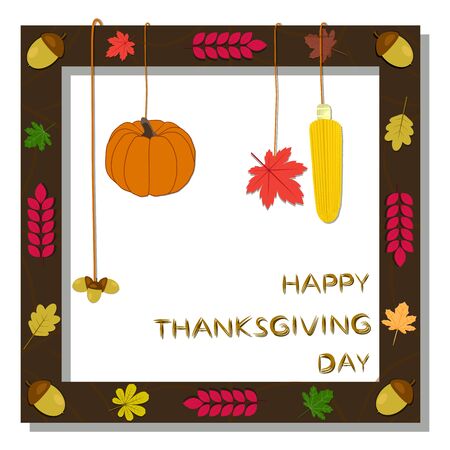 Abstract vector for thanksgiving.のイラスト素材