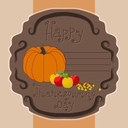 Abstract vector for celebrating holiday, happy thanksgivingのイラスト素材