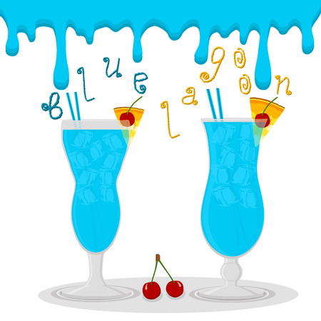 Illustration of alcohol drinksのイラスト素材