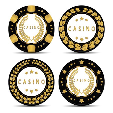 Illustration of poker chip casinoのイラスト素材
